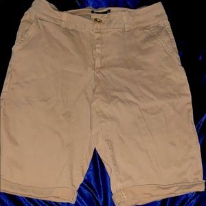 brown knee shorts